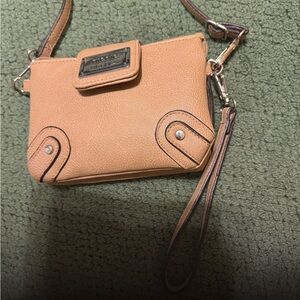 Nicole Light Brown Crossbody Bag